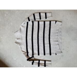 Women's Striped Turtleneck Sweater